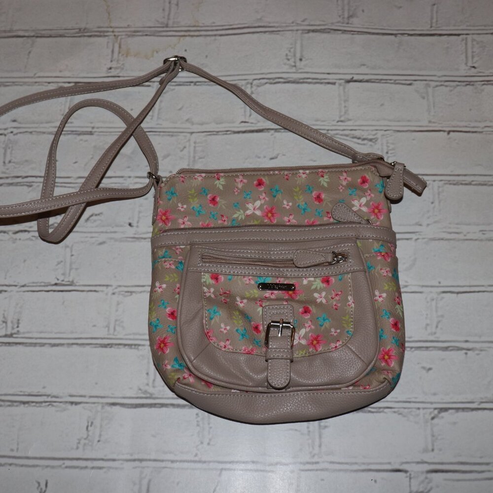 🌸 Multisac Floral Crossbody Bag · 10x10"